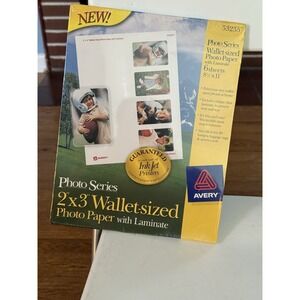 Avery Photo Series 2"x3" Wallet Sized Photo Paper  8.5 X 11 #53235